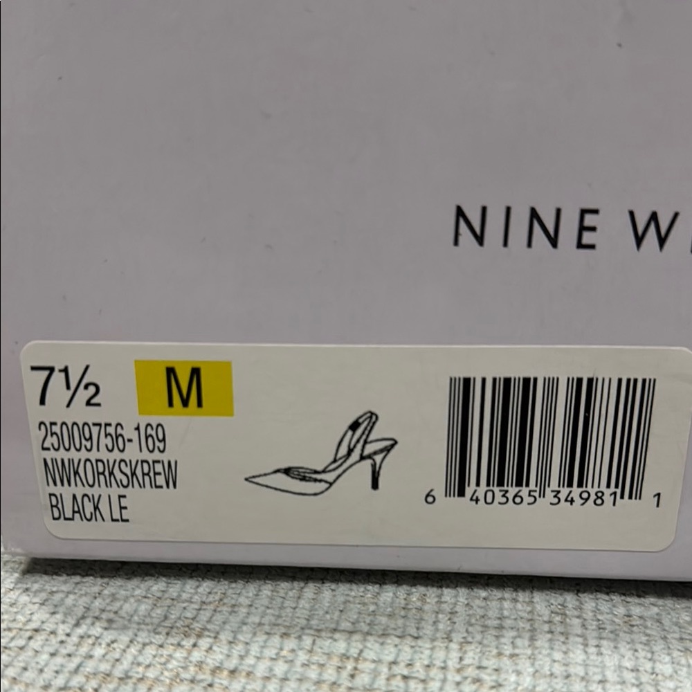 Nine West Black Heels Elegant Design